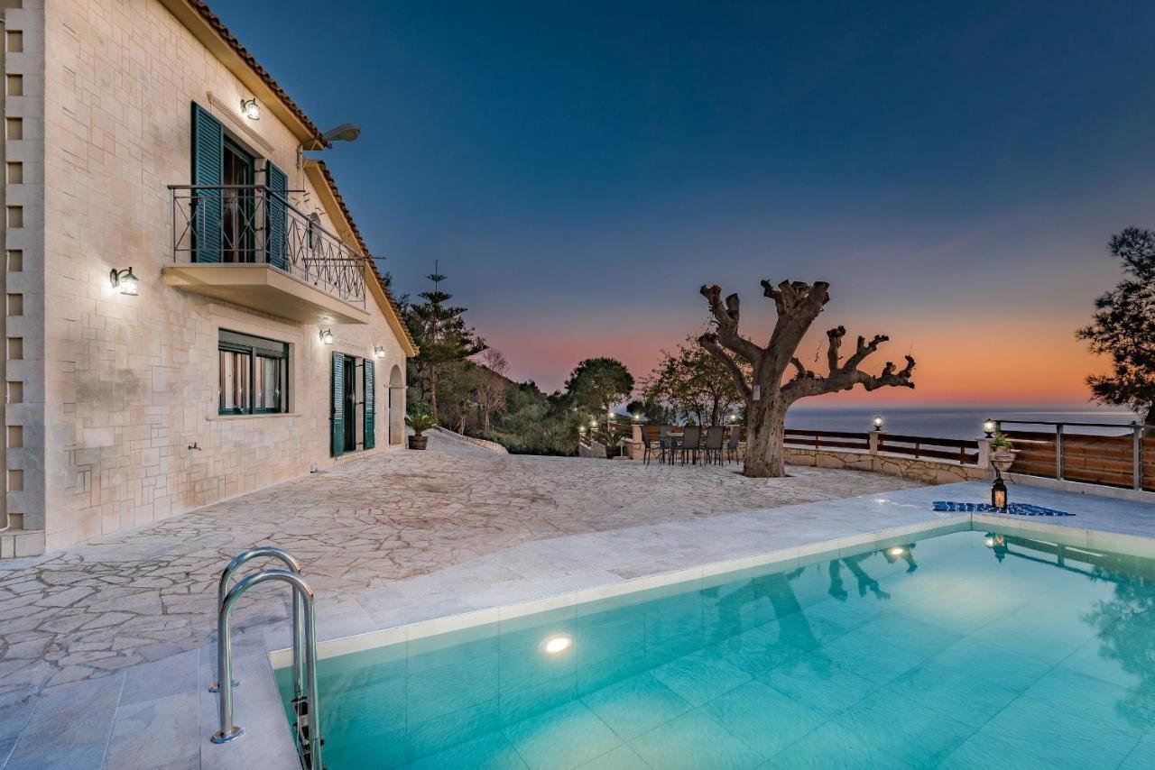Villa Kanalos - Private Pool & Stunning Views, By Zantewize Kalamákion Buitenkant foto